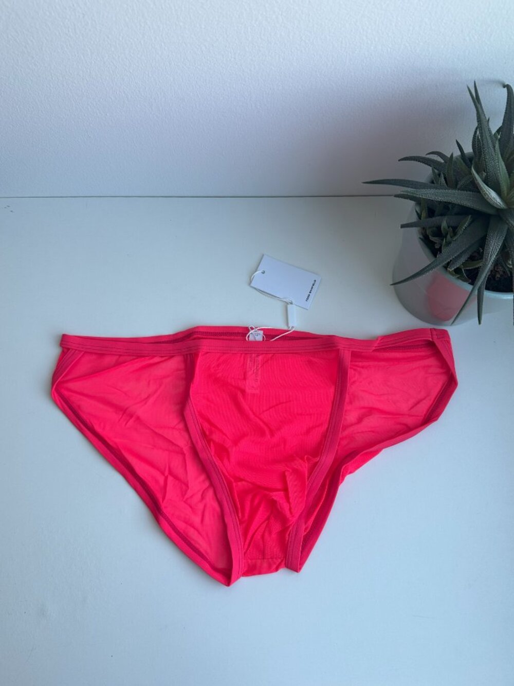 Todd Sanfield - Minimal Mesh Endurance Brief - Punch Red (L) - Picture 3 of 7